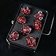 DND Würfel Set Schädel Augapfel Polyedrische Harz Spielwürfel Scharfkantige D&D Rollenspiel-Würfel für Dungeons and Dragons RPG MTG Ttrpg Pathfinder Rollenspiel D20 D12 D10 D8 D6 D4 mit Geschenkbox