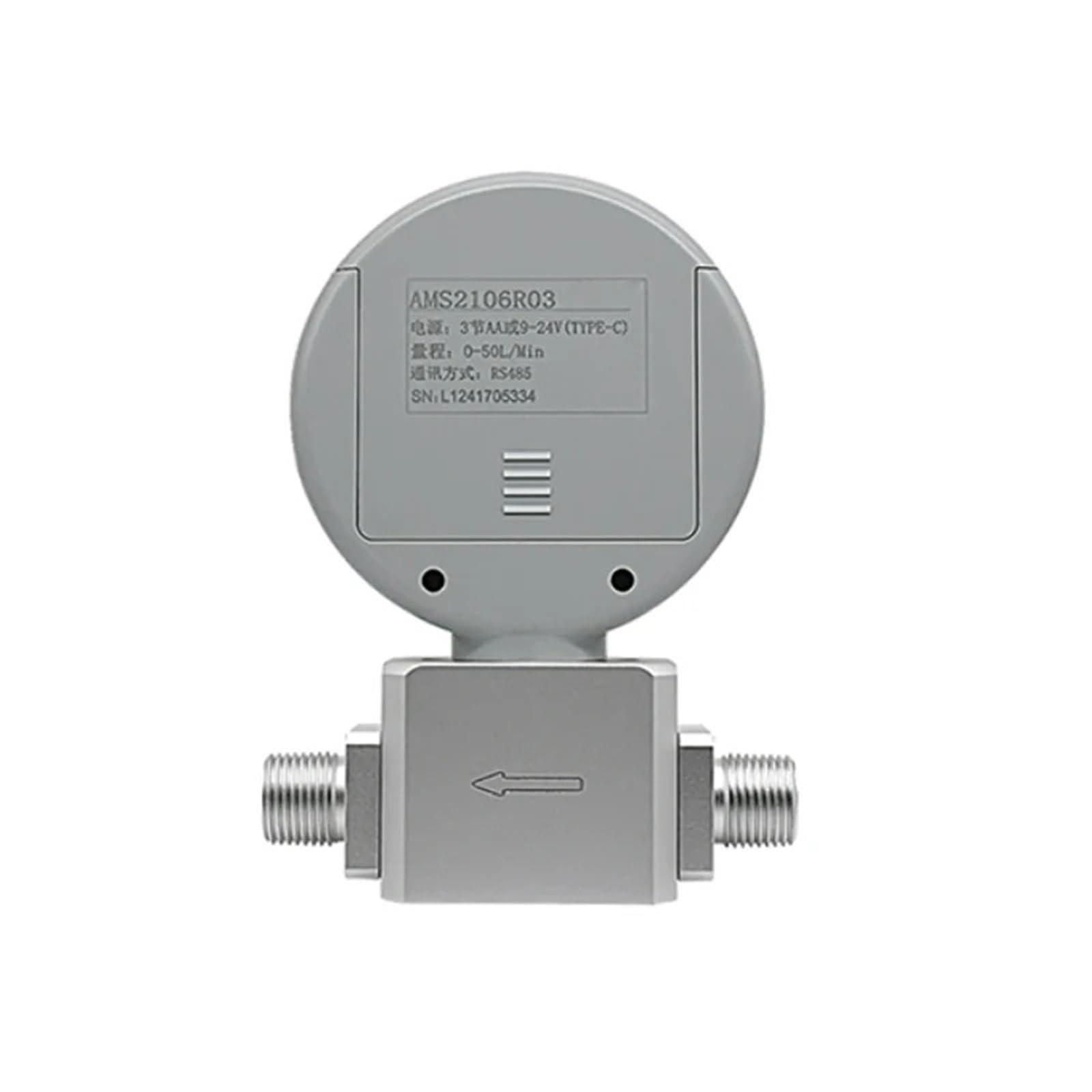 Digitales Gasdurchflussmessgerät AMS2106, Serie 0~300 l/min, Luftmassenmesser, Batteriebetrieben(Green)