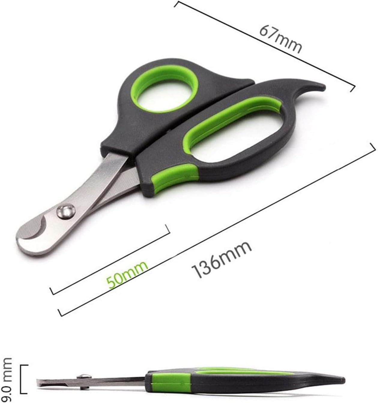 Pet Nail Scissors Dog Claw Trimmer Scissor Pet Nail Clipper for Cats Dogs Puppies Kittens Hamsters Rabbits Small Animals Grooming Supplies