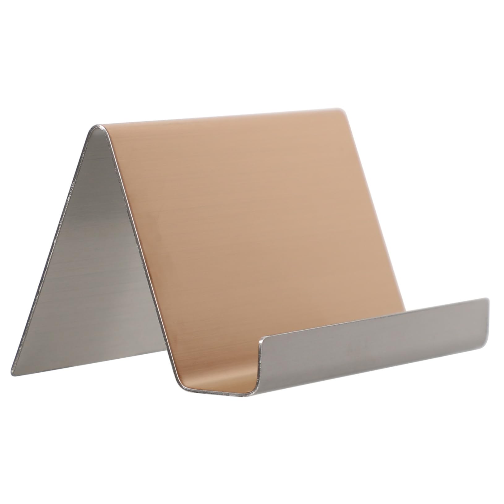 DOITOOL 304 Stainless Steel Business Card Holder Display Stand Desktop Organizer for Professional Use Tabletop Rack for Business Cards