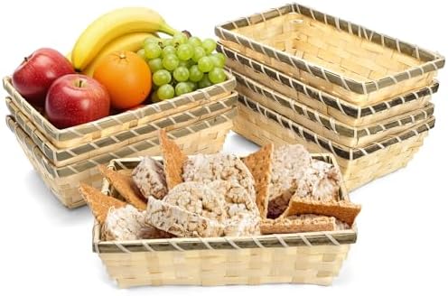 Amazon.com: TOPZEA 8 Pack Rectangle Gift Baskets, 10