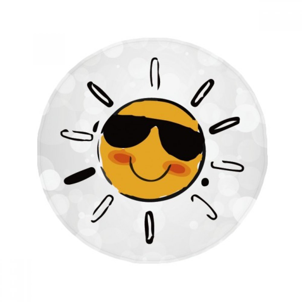 Tapis de sol rond antidérapant et absorbant pour salle de bain