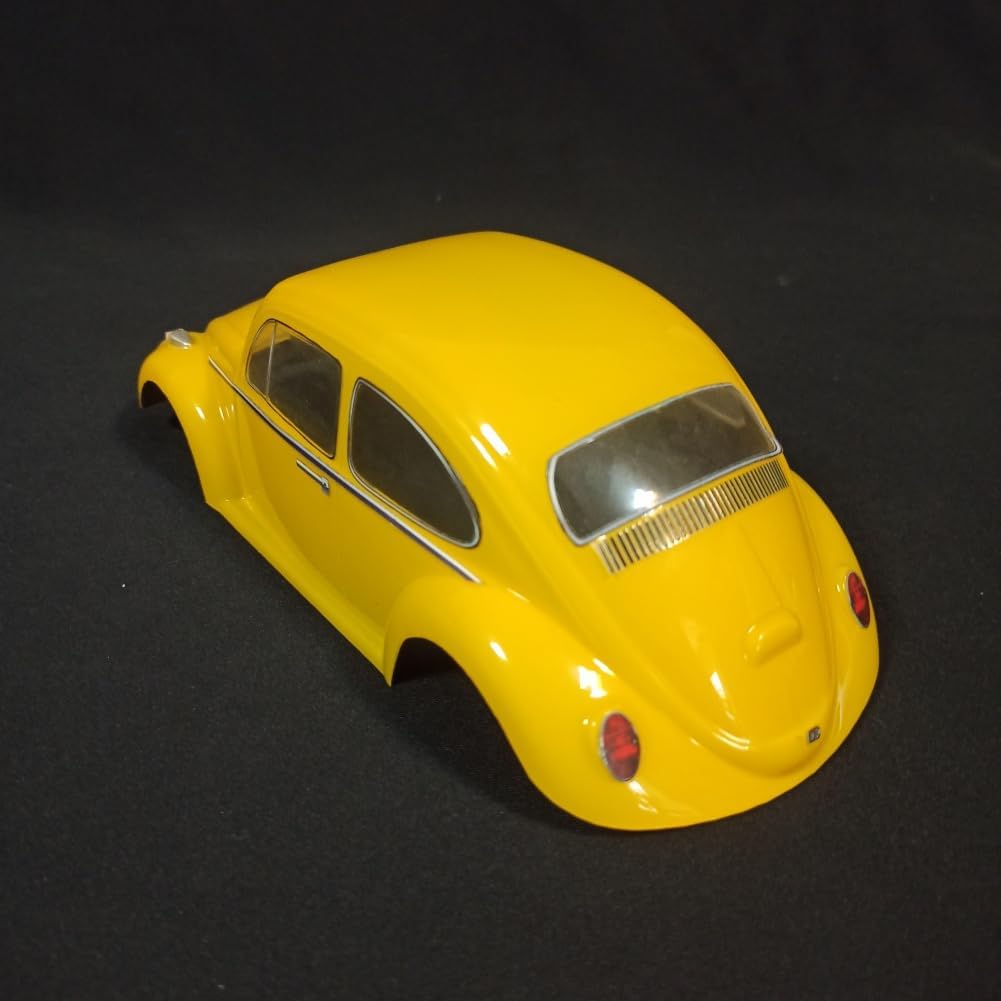 SANTAIZI 1/18 Scale Beetle Clear Body Shell Replacement for MT and Short Course Car Width 95mm with Decal Sheet
