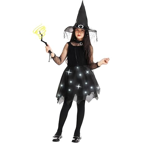 Light Up Witch Costume Dress for Teens 'Teen Witch'