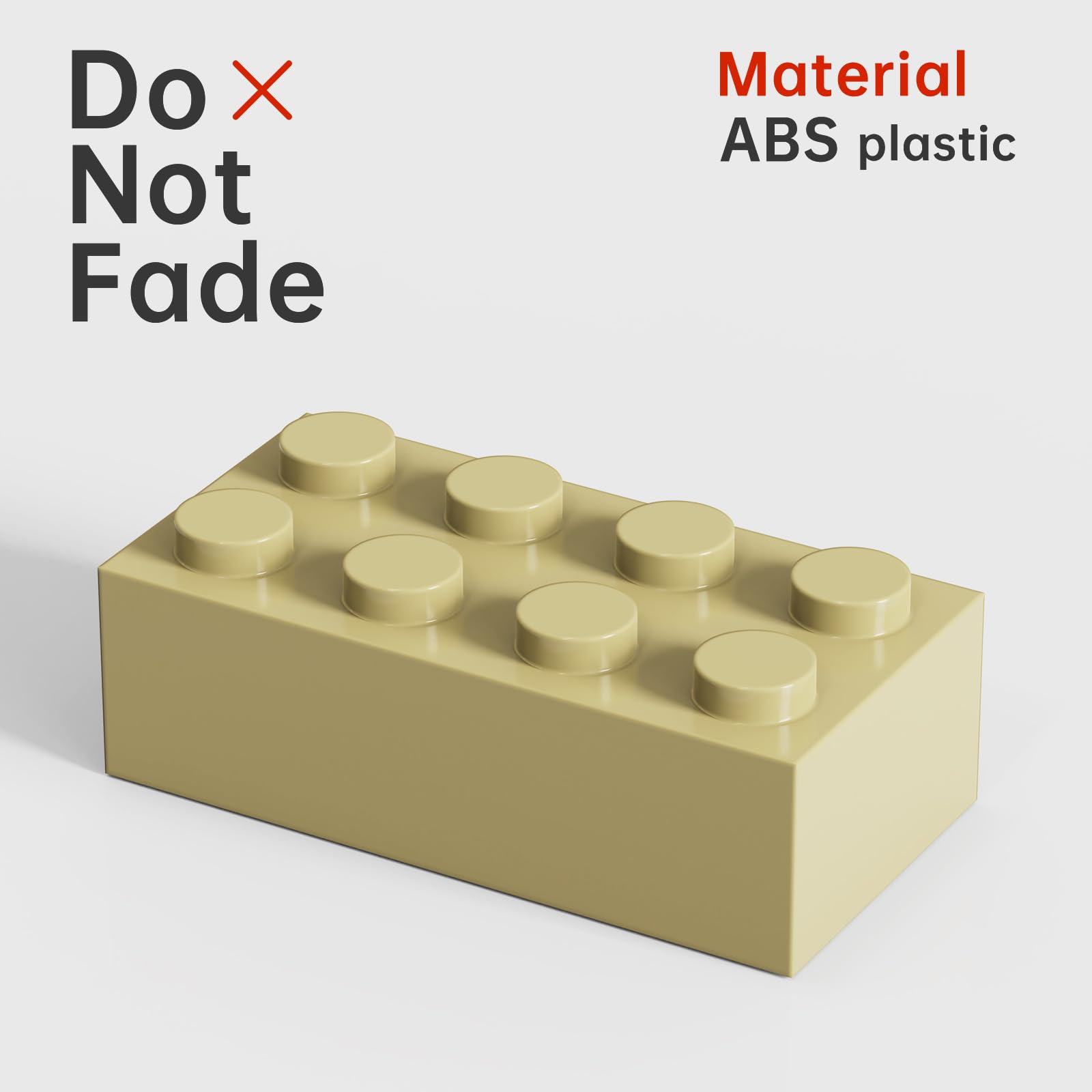 Amazon.com: Classic Building Bricks 100 Pieces 2x4 Apricot Yellow  