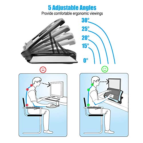 Max Smart Laptop Lap Pad Laptop Stand With Attached Mouse Pad, Cushion And Usb Cooling Fan, Non-Slip Heat Shield Tablet Computer Stand For Sturdy Work Station For Home, Office, Bed Sofa, Couch And Car #TOP1