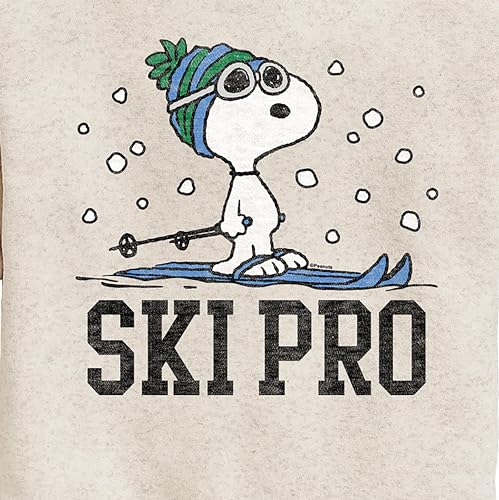HYBRID APPAREL - Peanuts - Snoopy Ski Pro - Toddler and Youth Crewneck Fleece Sweatshirt3