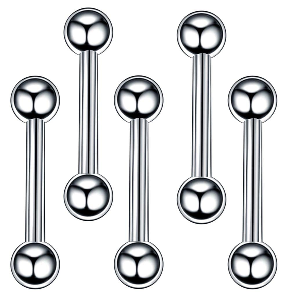 Amagogo Joyería Corporal Piercing con Aros para Nariz Anillos de Ombligo Barras de Lengua y Pendientes de en Acero Inoxidable Adecuado para Mujeres