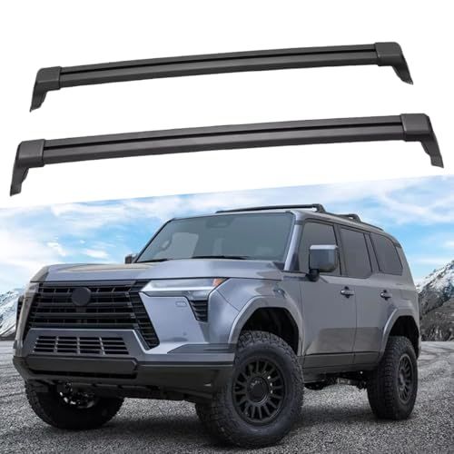 2pcs Roof Rail Rack Cross Bars Crossbar Cross bar Fits for Lexus GX550 GX 550 2024 2025 Luggage Cargo Carrier