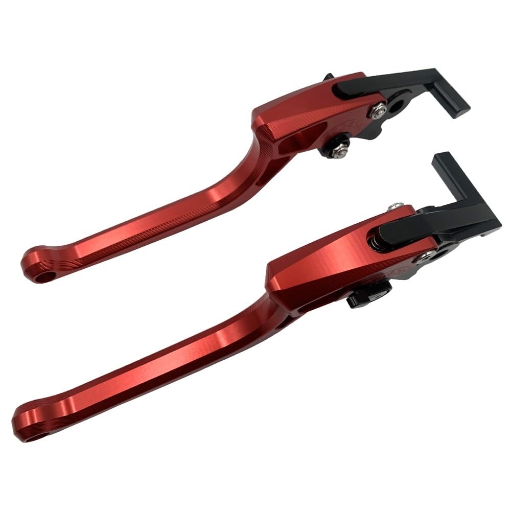 Zhannuobhd Red Brake Clutch Lever For Kawasaki For Ninja400 For Z400 Motorcycles Modified Brakes Horns Handlebars Clutches Handlebars Levers Horns(Red)