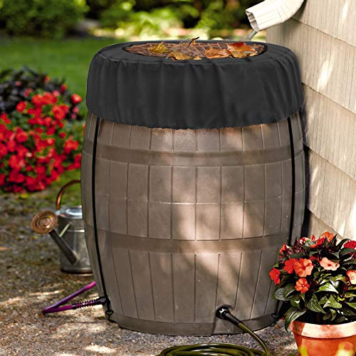 Aaaspark Mesh Cover for Rain Barrels - Rain Barrel Screen Keep Mosquitos and Debris Out of Your Rain Barrel