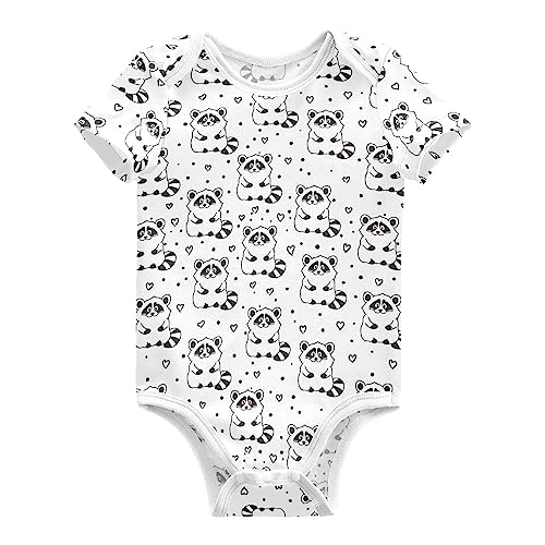 Image of Ollabaky Unisex Baby Bodysuits Short-Sleeve Cotton Baby Clothes for Girls Boys 0-24 Months