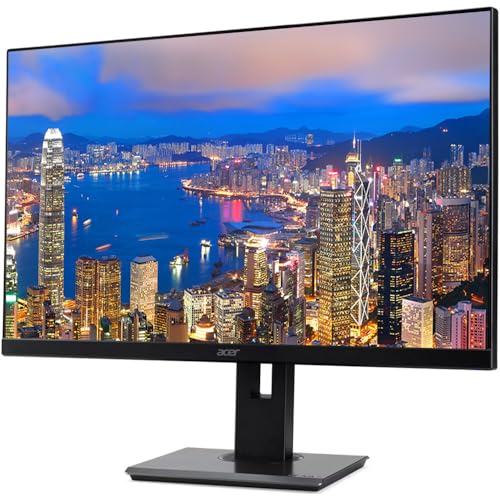 Image of Acer Vero B7 B277 E 27 inch 1080P Full HD 100Hz 4ms LCD Monitor, 2-Pack Bundle with Adaptive Sync, Eye Care, VGA, HDMI, DisplayPort, Integrated Speakers, Desk Mount Dual Monitor Stand
