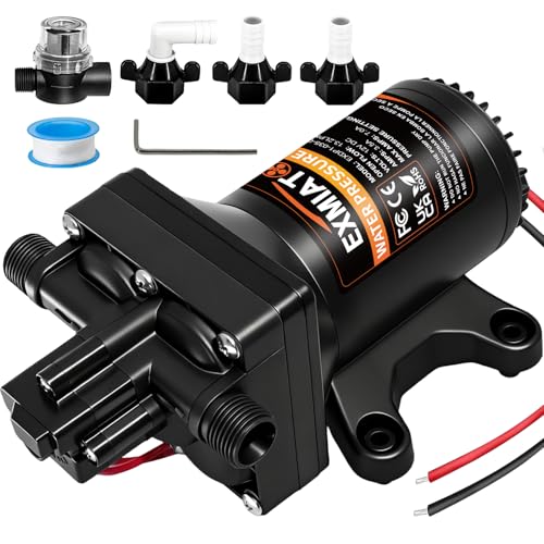 Pompe a pression d'eau 12V 3,5 GPM robuste et silencieuse haute performance - 2