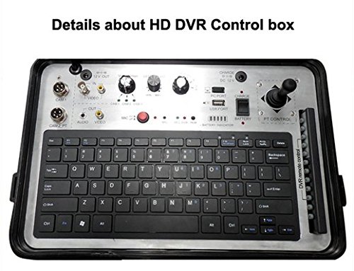 GOWE Heavy-duty pan tilt sewer inspection camera transmitter 360 pipe inspection camera dvr 60m meter counter Sensor Size:1/4