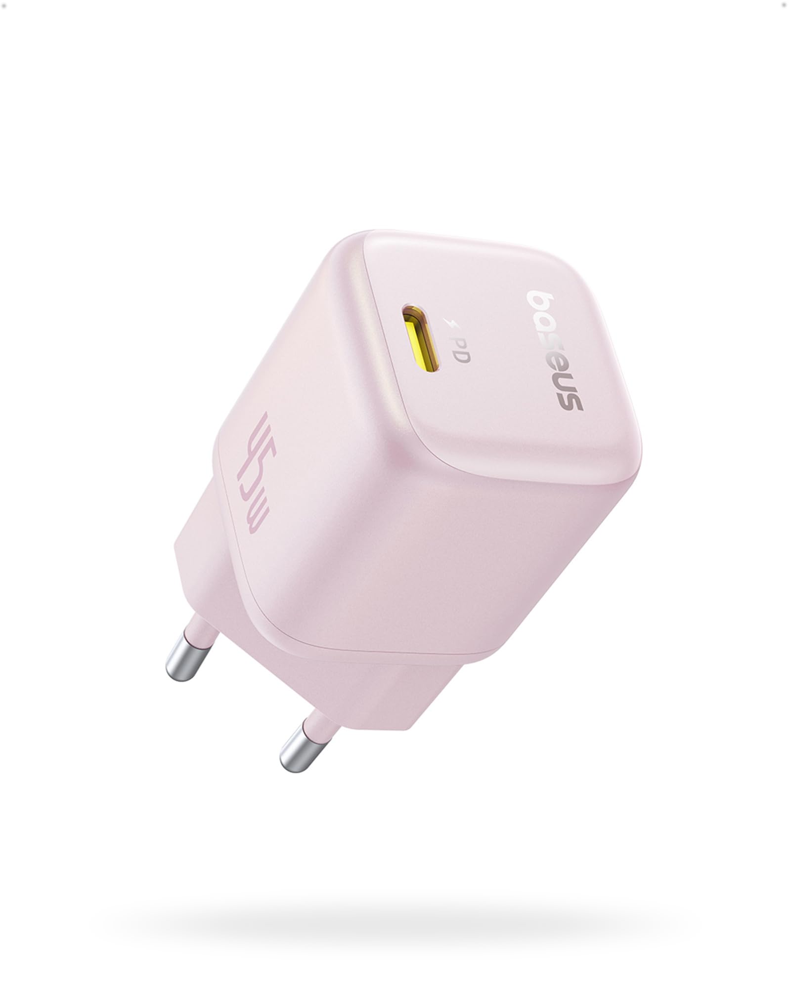 Baseus PicoGo USB C Ladegerät, 45W USB C Netzteil PD 3.0 PPS Schnellladegerät Kompatibel mit iPhone 16/16 Pro Max/15-12, Galaxy S24 Ultra, Pixel, iPad Pro/Air, Steam Deck, Rosa