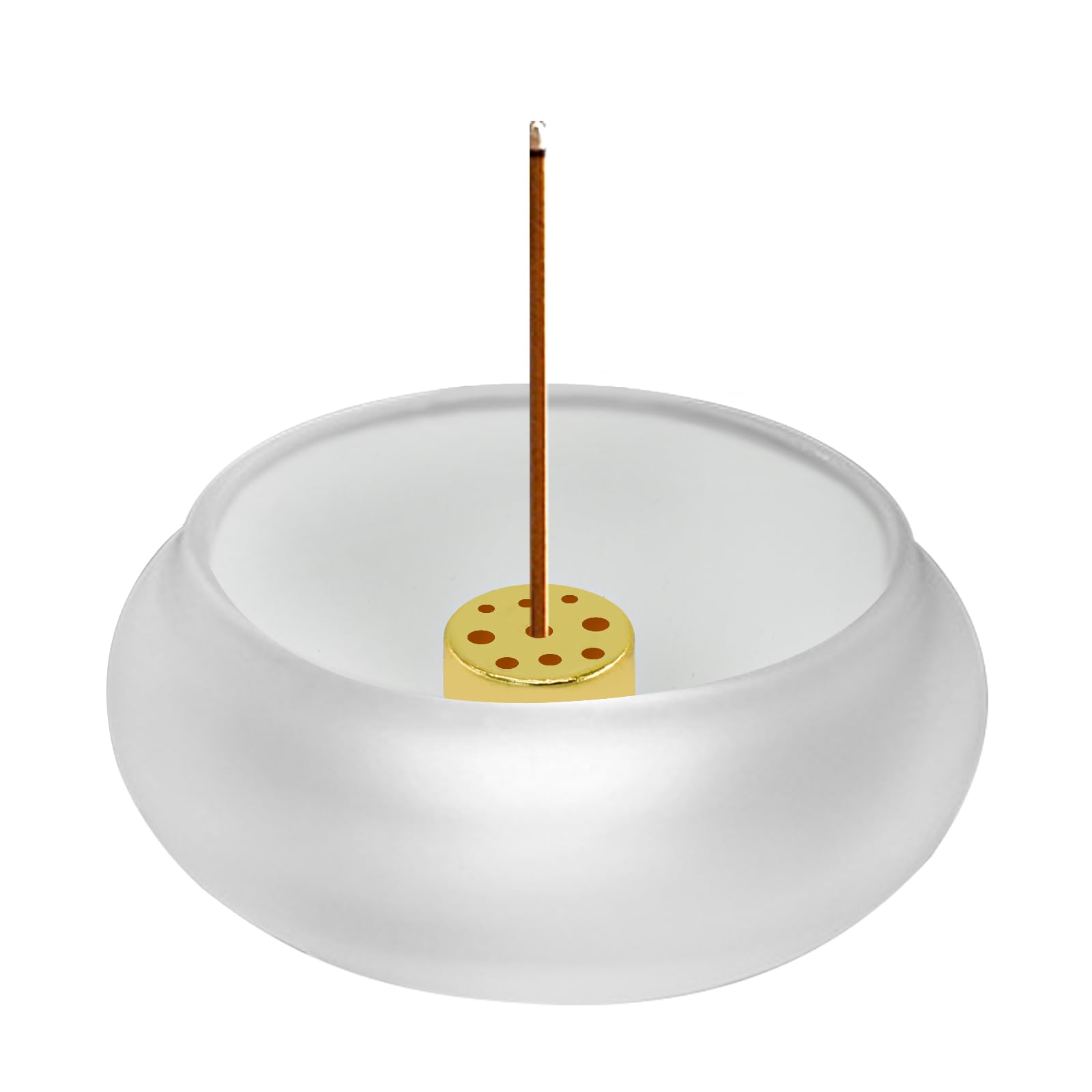 Brûleur d'encens émaillé anti-cendres pour purifier votre intérieur
