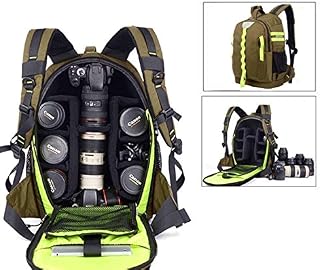 Abonnyc DRLBP-CZ Waterproof Anti-shock Backpack for DSLR and SLR Cameras (Green)