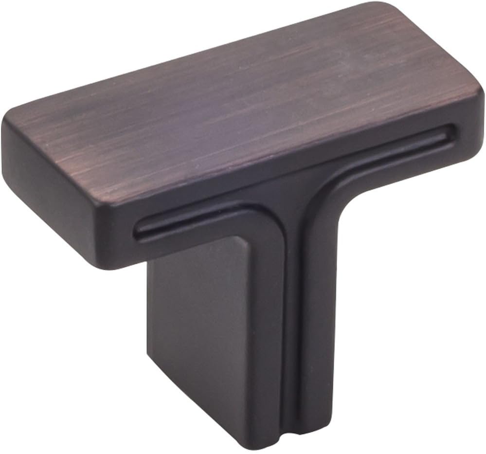 Jeffrey Alexander 867SN Anwick 1-3/8" L Rectangle Cabinet Knob in Satin Nickel