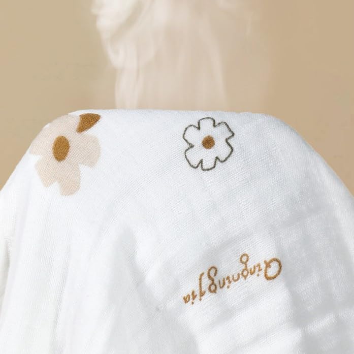 Image of Muslin Quilt Baby Blankets 43 * 43in, Neutral Toddler Cooton Swaddle Blanket, Soft Receiving Blankets for Unisex Baby Girl Boy,Cobijas para Bebe, Newborn Nuilt Crib