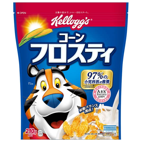 Amazon.co.jp: ケロッグ コーンフロスティ 210g×6袋入 : 食品・飲料・お酒