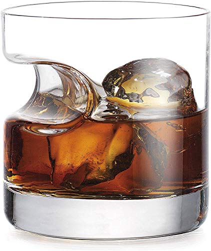 Godinger Cigar Whiskey Glass - Old Fashioned Whiskey Glass with Indented  Cigar Rest : Amazon.in: Home & Kitchen