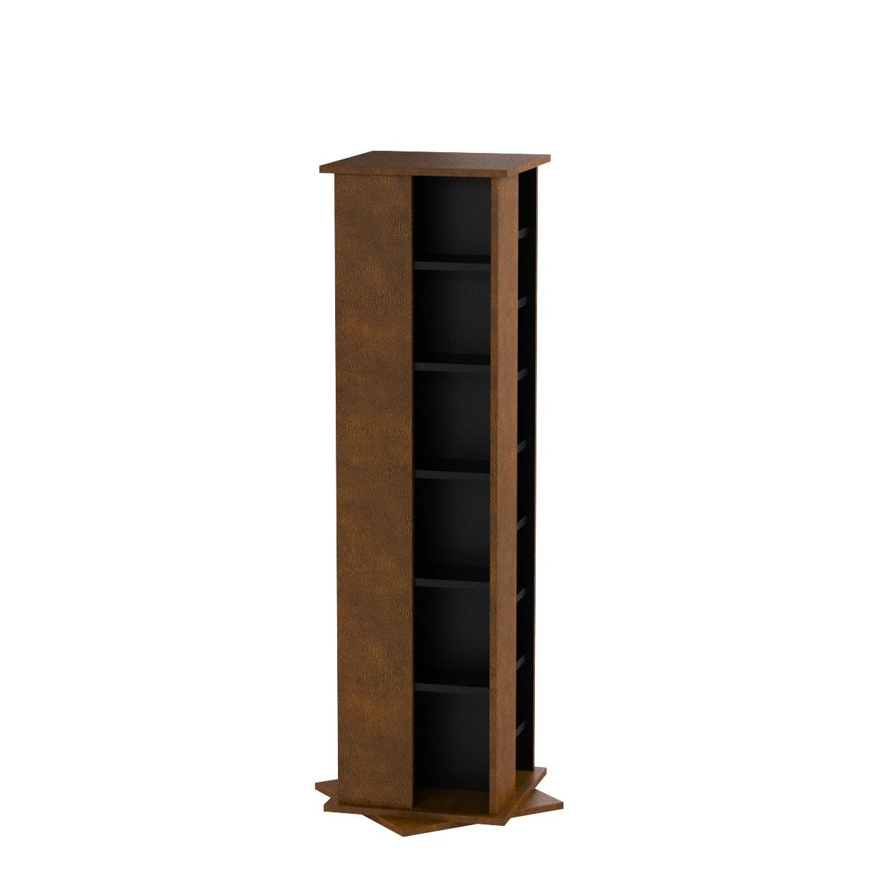 CDVDタワー Amazon.com: Venture Horizon Revolving Media Tower 600 Walnut