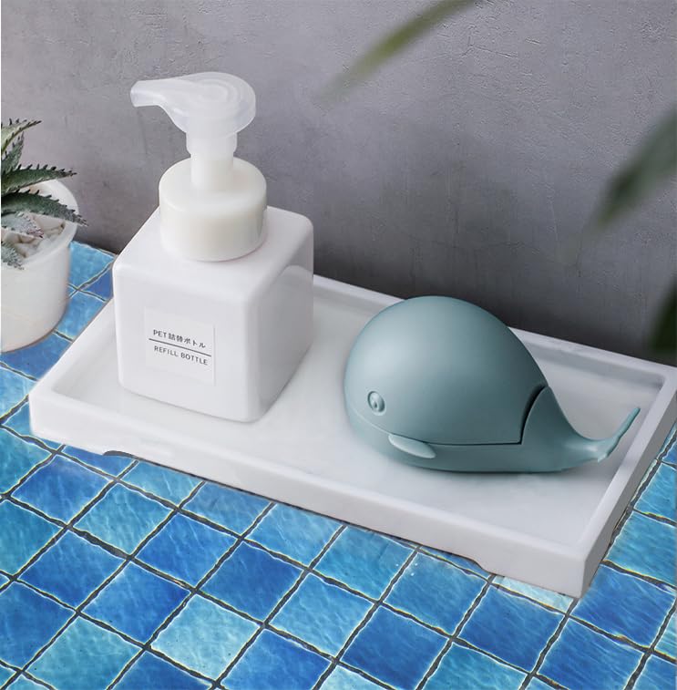 Image of Cute Whale Shaped Scrub Brush for Clothes Carpets, Cleaning Brush for Household,PE one-time molding bristles,No Shedding of bristles,Teal