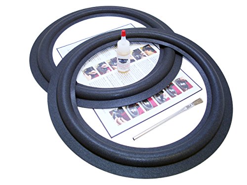 Realistic Mach I Speaker Foam Surround Edge Repair Kit - 2 Speaker Kit - Compatible With Radio Shack Realistic Mach 1, Mach-1, Mach1, Mach One, 3802, 40-4029, Many More #TOP14