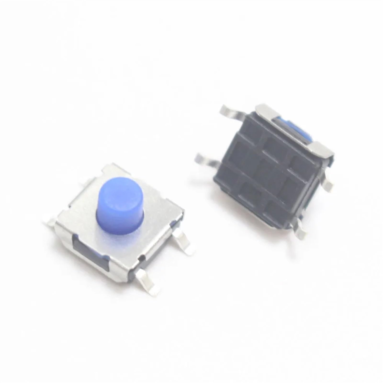 10 sztuk 6 * 6 * 3.1/3.4/4.3/5mm 4Pin SMD Touch Switch Waterproof Micro Touch Button Switch Blue White (Beige, 6x6x3.4mm)