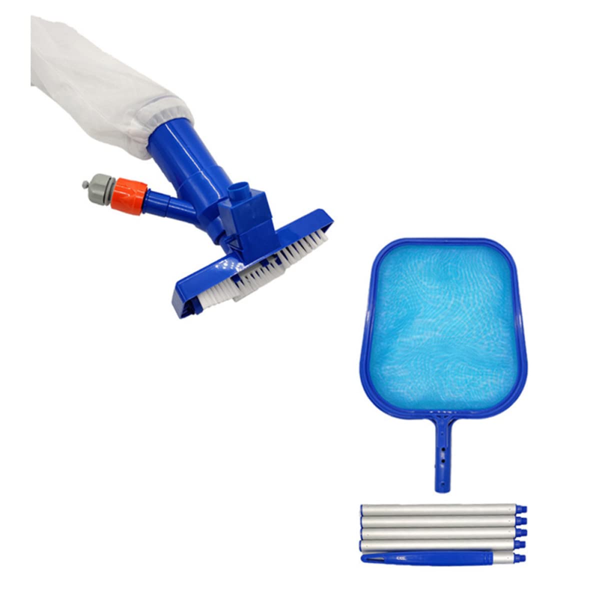 Toddmomy Kit De Herramientas para Piscina Aspiradora y Cepillo Piscina De Limpieza Herramienta De Succión Limpieza Profunda
