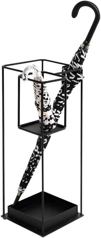 Metal Umbrella Holder， Indoor Umbrella Stand Organizer with Drip Tray for Home Office Hotel