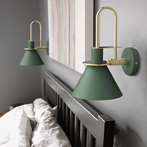 Applique murale design corne de macaron E27 pour escalier et chambre - 4