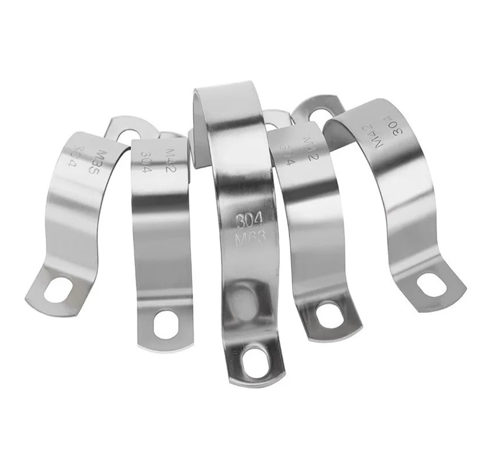 Pince en forme de selle épaisse en acier inoxydable 304, cerceau de gorge, boucle de tuyau d'eau(Pipe Outer Diameter)