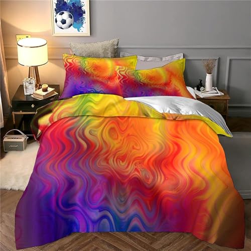 Housse de couette résistante anti-pli lit single fermeture éclair zippée