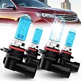 QIPEIZSP Headlights Compatible With Chevy Impala 2016 2017 2018 2019 2020 Headlight Bulbs, 9005 High Beam + 9005 Low Beams Lights, Pack of 4