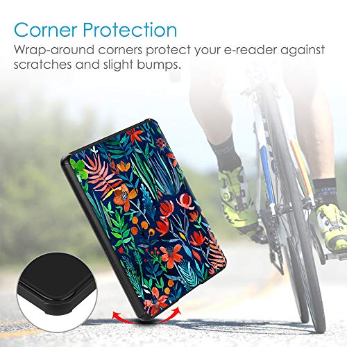 Image of Fintie Slimshell Case for 6 inch Kindle Paperwhite (10th Generation, 2018 Release) - Premium Lightweight PU Leather Cover with Auto Sleep /Wake for Amazon Kindle Paperwhite E-Reader, Jungle Night