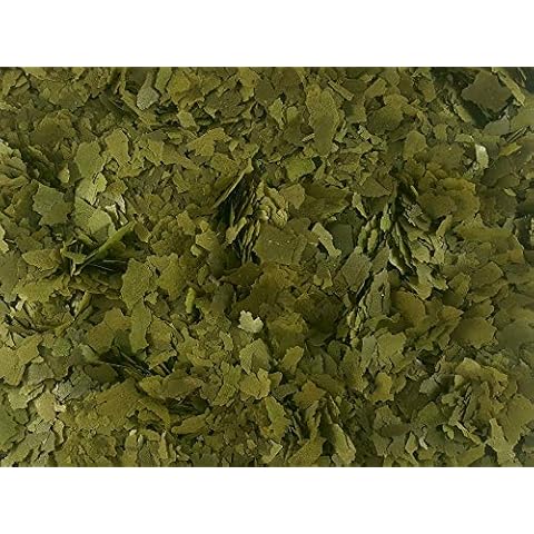 Super Aquarium Fish Food Vegetable Tropical Spirulina Flake Fish Food, Malawi Mbuna Fish Food, Cichlid Tanganyika Fish Food (50g) Cover