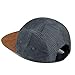 Clakllie Fashion Hip Hop Cap Flat Bill Golf Hat Urban Street Baseball Caps 5 Panel Running Cap Premium Dad Hat,D5PH05-Gray
