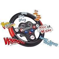 BIG - Racing-Sound-Wheel - Lenkrad mit Racingsound, für Bobby Cars ab dem Baujahr 2010, sowie für BIG-Traktoren, Spielzeuglenkrad für Kinder ab 1 Jahr, Schwarz/Rot/Weiß/Blau – Ansicht 4