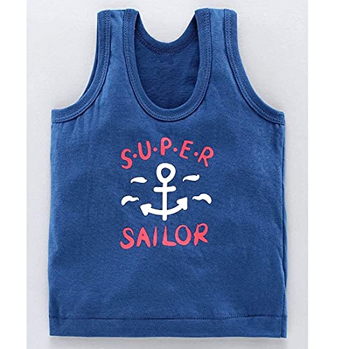 Image of KIKE New Born Baby Pure Cotton Printed Regular Fit Sando Innerwear Baniyan Kids Vest Infants Sleeveless Undershirts for Cute Boys Girls 0-24 Months (Pack of 6)