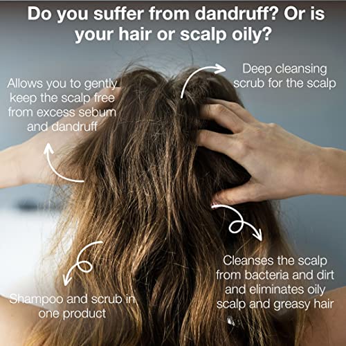 Exfoliating scalp Peeling Against Pimples - Effective for Itch Dandruff and Hairline - Shampoo and Scrub in One Product 200 ml - Image 2