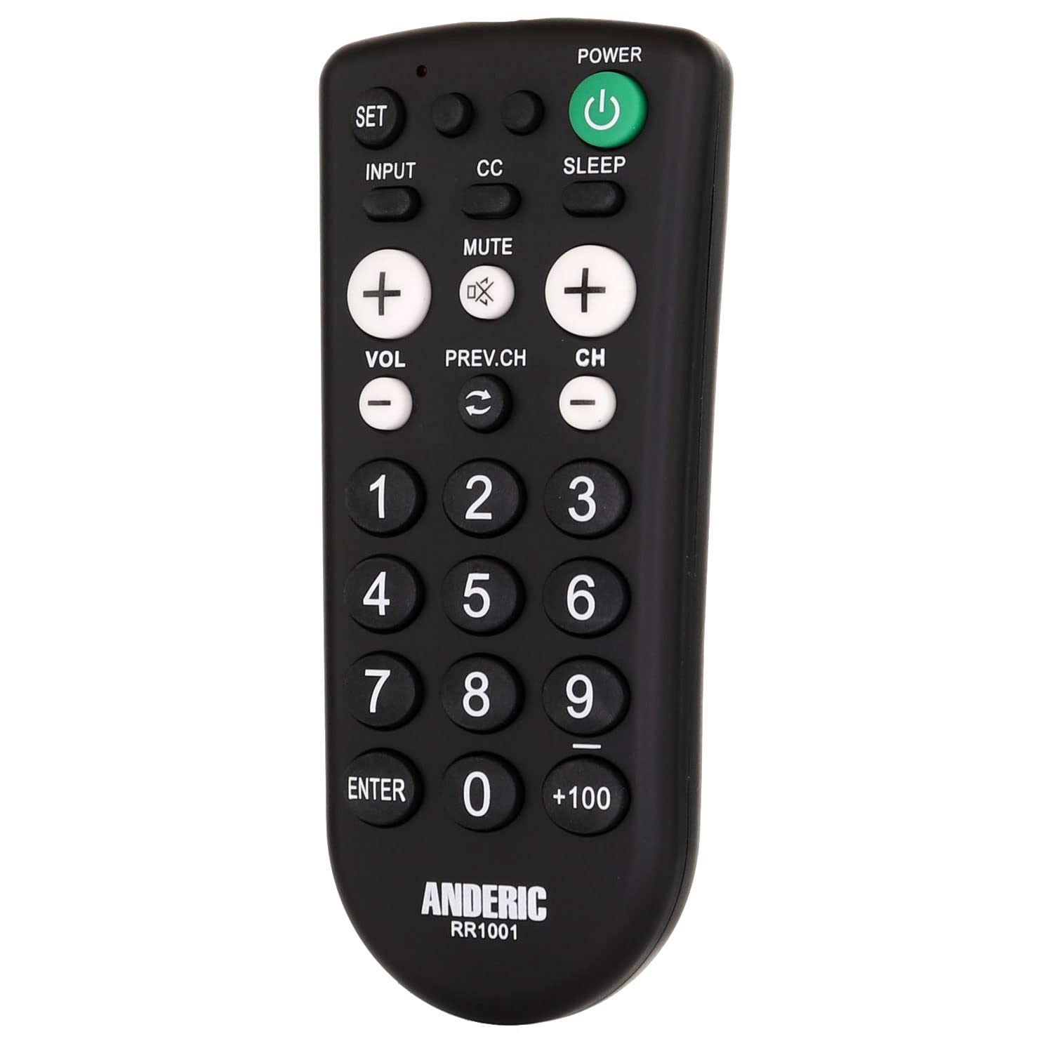 Simple Universal Tv Remote Control Snapklik.com : RR1001 Simple TV Universal Remote - Works All Brands ...
