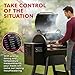 Levain & Co Meat Temperature Magnet & BBQ Smoker Guide - Smoker & Pellet Grill Accessories - Wood, Time, & Temp - BBQ Accessories - Grilling Gifts for Men