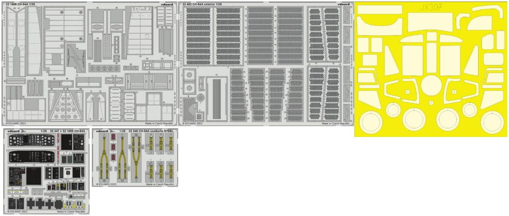 Eduard Sprue Brothers EDUBIG33152 Big ED CH-54A Tarhe Detail Set (kit ICM), scala 1:32