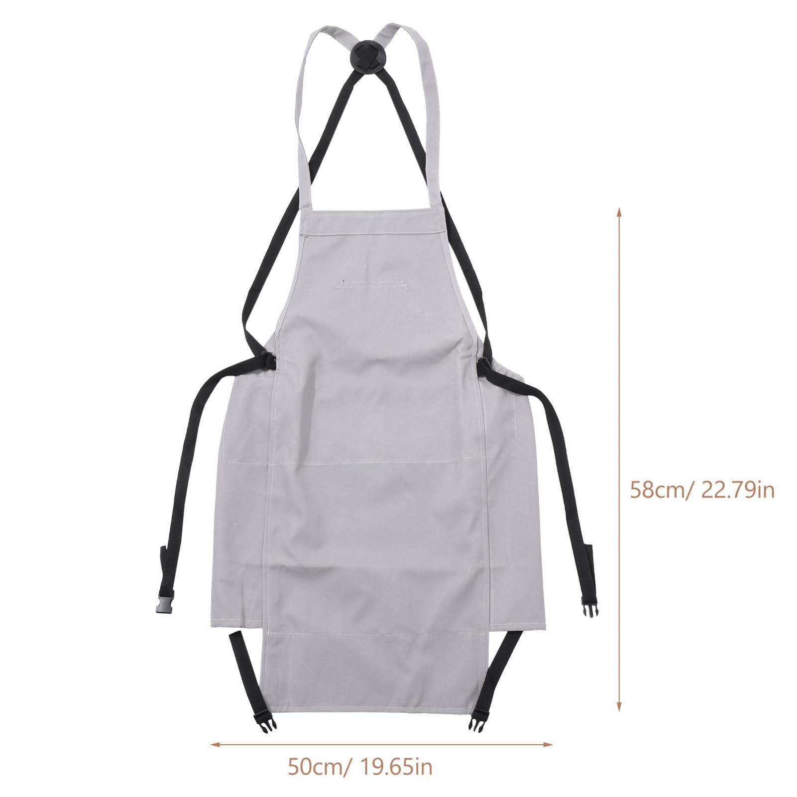 Hemobllo Delantal de Jardinería con Bolsillo Recolección Verduras Delantal Oxford Jardín y Huerta