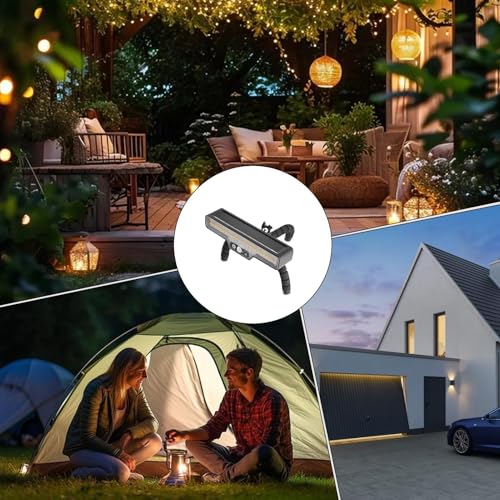 Luz de seguridad multifuncional con linterna solar de potencia y de gran angular para pared 6