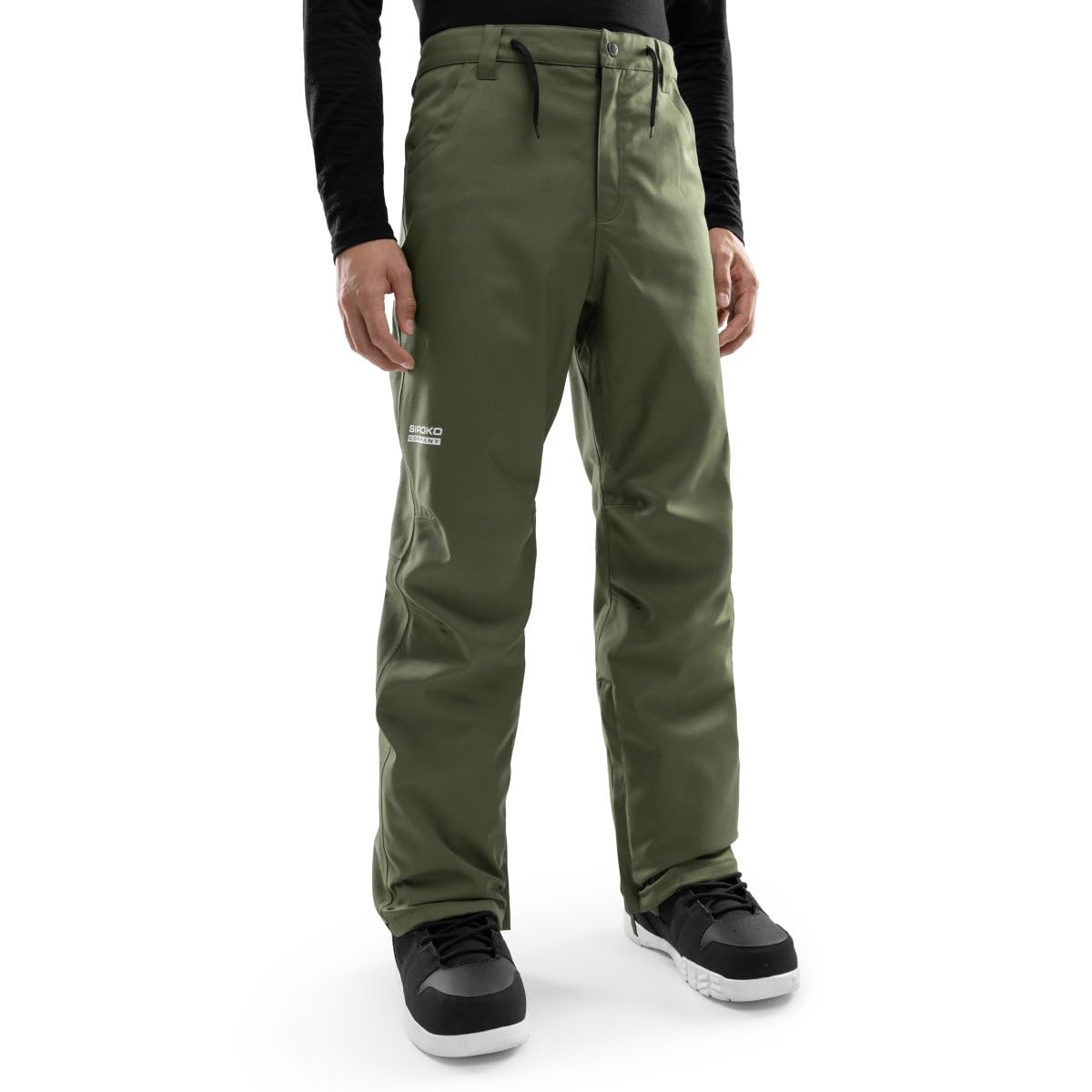 SIROKO Pantalón de Nieve Hardshell esquí y Nieve P2 Taiga Verde