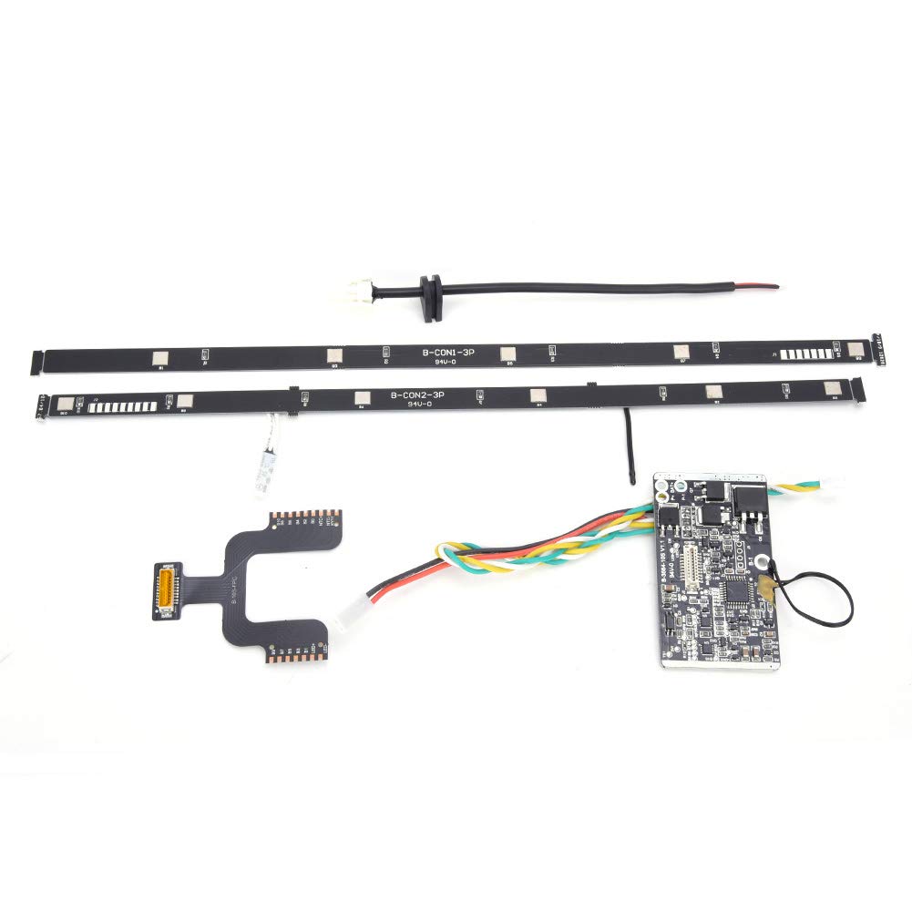 Hidyliu Placa Controladora de Batería para Scooter Eléctrico, Reemplazo de Placa de Circuito BMS de Litio de para M365, Material ABS Duradero, 65x36x2 Mm