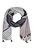 Produktbild Zwillingsherz Sommerschal im Anker Design - Eleganter Damenschal - Tuch für Frauen Damen Mädchen - Hochwertiger Freizeitschal - Halstuch und Chiffon-Stola  Mit Kordeln  175 x 85 - Frühjahr Sommer